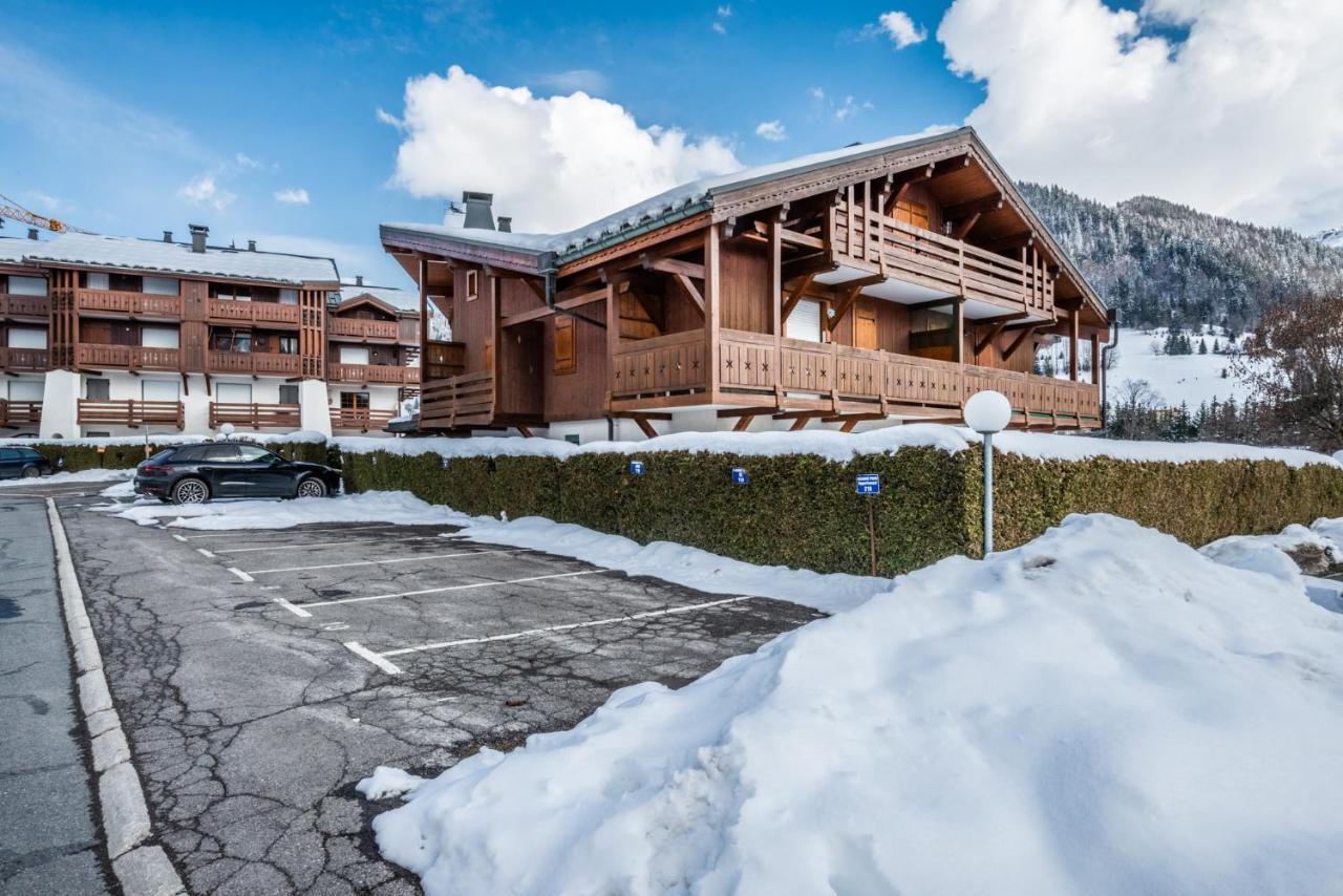 Apartamento Le Hameau Des Neiges Praz-sur-Arly Exterior foto