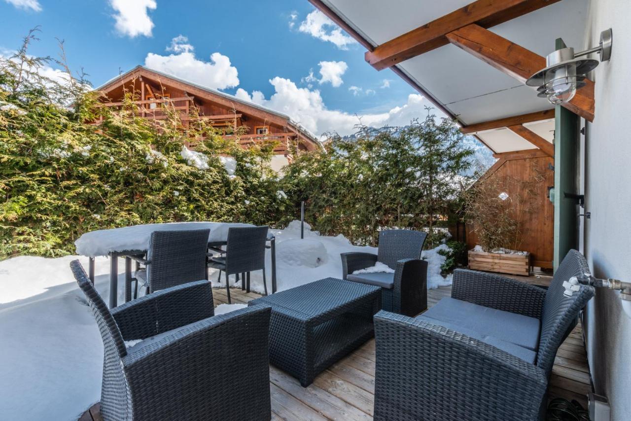 Apartamento Le Hameau Des Neiges Praz-sur-Arly Exterior foto